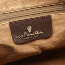 GUCCI GG Supreme Web Sherry Line Bag PVC Beige Gold 89 02 077 Auth ep11951-19