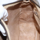 GUCCI GG Supreme Web Sherry Line Bag PVC Beige Gold 89 02 077 Auth ep11951-22