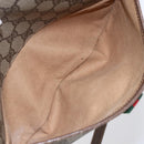 GUCCI GG Supreme Web Sherry Line Bag PVC Beige Gold 89 02 077 Auth ep11951-23