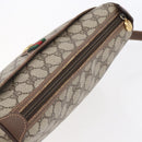 GUCCI GG Supreme Web Sherry Line Bag PVC Beige Gold 89 02 077 Auth ep11951-6