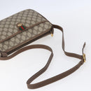 GUCCI GG Supreme Web Sherry Line Bag PVC Beige Gold 89 02 077 Auth ep11951-7