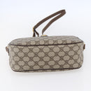 GUCCI GG Supreme Web Sherry Line Bag PVC Beige Gold 89 02 077 Auth ep11951-5
