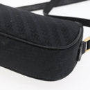 GUCCI Shoulder Bag Canvas Black Gold Auth ep11952-15