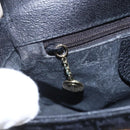 GUCCI Shoulder Bag Canvas Black Gold Auth ep11952-18