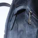 GUCCI Shoulder Bag Canvas Black Gold Auth ep11952-20