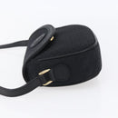 GUCCI Shoulder Bag Canvas Black Gold Auth ep11952-3