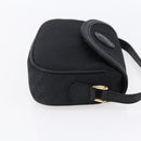 GUCCI Shoulder Bag Canvas Black Gold Auth ep11952-4