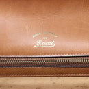 GUCCI GG Canvas Shoulder Bag Brown Gold Auth ep11953-14