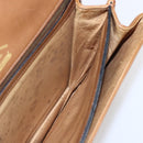 GUCCI GG Canvas Shoulder Bag Brown Gold Auth ep11953-17