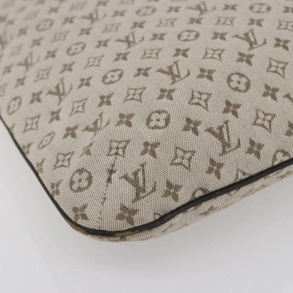 LOUIS VUITTON Monogram Mini Françoise Tote Bag 2way Khaki M92209 LV Auth ep11954