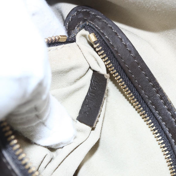 LOUIS VUITTON Monogram Mini Françoise Tote Bag 2way Khaki M92209 LV Auth ep11954