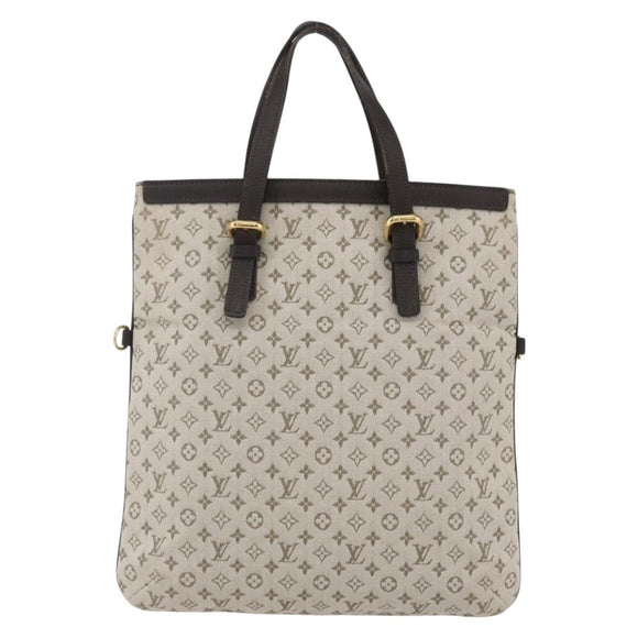 LOUIS VUITTON Monogram Mini Françoise Tote Bag 2way Khaki M92209 LV Auth ep11954