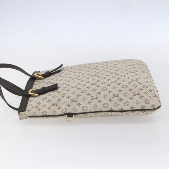 LOUIS VUITTON Monogram Mini Françoise Tote Bag 2way Khaki M92209 LV Auth ep11954