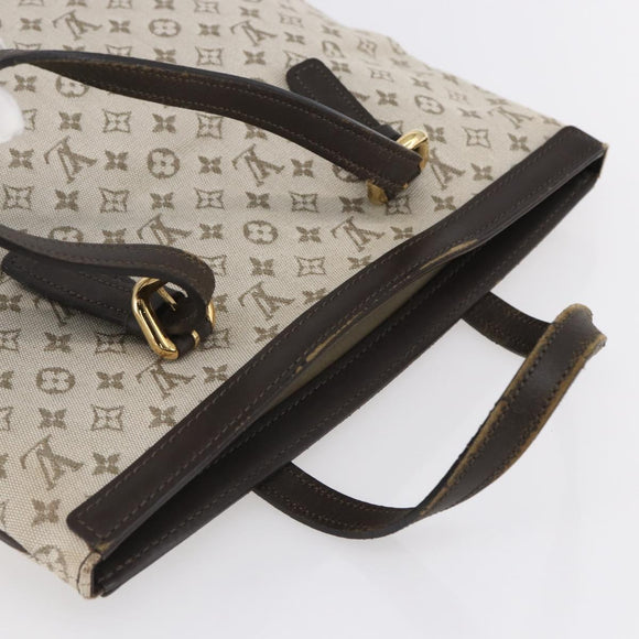 LOUIS VUITTON Monogram Mini Françoise Tote Bag 2way Khaki M92209 LV Auth ep11954