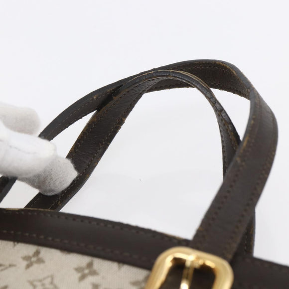 LOUIS VUITTON Monogram Mini Françoise Tote Bag 2way Khaki M92209 LV Auth ep11954