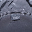 GUCCI Bamboo Shoulder Bag Leather 2way Black 001 1638 2404 Auth ep11956-11
