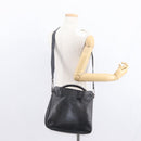 GUCCI Bamboo Shoulder Bag Leather 2way Black 001 1638 2404 Auth ep11956-24