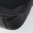GUCCI GG Canvas Bamboo Shoulder Bag 2way Black Silver 001 4095 Auth ep11959-17