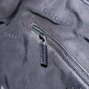 GUCCI GG Canvas Bamboo Shoulder Bag 2way Black Silver 001 4095 Auth ep11959-21