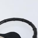 GUCCI GG Canvas Bamboo Shoulder Bag 2way Black Silver 001 4095 Auth ep11959-8