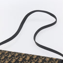 Christian Dior Trotter Canvas Shoulder Bag Navy Gold Auth ep11961-8