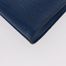 LOUIS VUITTON Epi Art Deco Clutch Bag Blue M52635 LV Auth ep11964-16