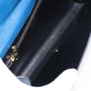 LOUIS VUITTON Epi Art Deco Clutch Bag Blue M52635 LV Auth ep11964-9