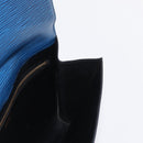 LOUIS VUITTON Epi Art Deco Clutch Bag Blue M52635 LV Auth ep11964-18