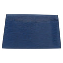 LOUIS VUITTON Epi Art Deco Clutch Bag Blue M52635 LV Auth ep11964-2