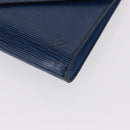 LOUIS VUITTON Epi Art Deco Clutch Bag Blue M52635 LV Auth ep11964-14
