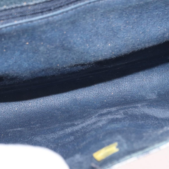 GUCCI GG Supreme Sherry Line Clutch Bag 2Way Bag Navy 904 02 050 Auth ep11965