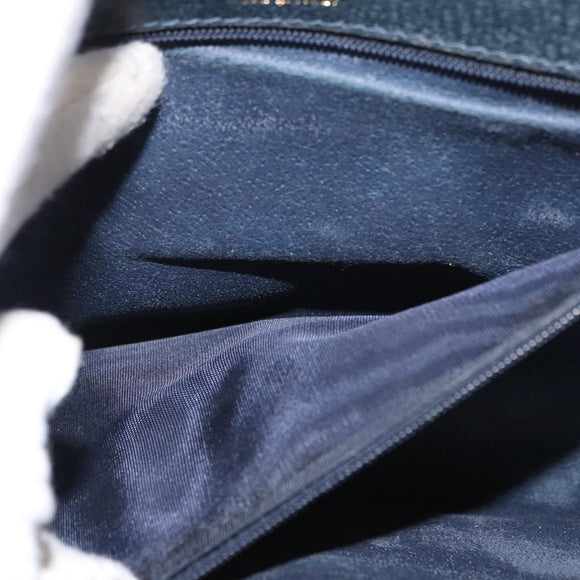 GUCCI GG Supreme Sherry Line Clutch Bag 2Way Bag Navy 904 02 050 Auth ep11965