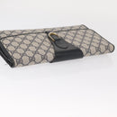 GUCCI GG Supreme Sherry Line Clutch Bag 2Way Bag Navy 904 02 050 Auth ep11965-6
