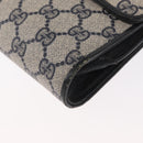 GUCCI GG Supreme Sherry Line Clutch Bag 2Way Bag Navy 904 02 050 Auth ep11965-9