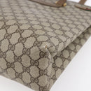 GUCCI GG Supreme Web Sherry Line Tote Bag PVC Beige Gold 39 02 091 Auth ep11968-15
