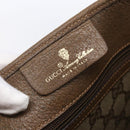 GUCCI GG Supreme Web Sherry Line Tote Bag PVC Beige Gold 39 02 091 Auth ep11968-18