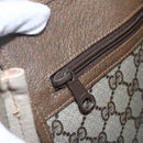 GUCCI GG Supreme Web Sherry Line Tote Bag PVC Beige Gold 39 02 091 Auth ep11968-19