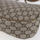 GUCCI GG Plus Supreme Shoulder Bag PVC Beige Gold Auth ep11969-15