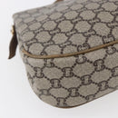 GUCCI GG Plus Supreme Shoulder Bag PVC Beige Gold Auth ep11969-16