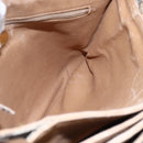 GUCCI GG Plus Supreme Shoulder Bag PVC Beige Gold Auth ep11969-19