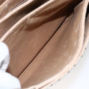 GUCCI GG Plus Supreme Shoulder Bag PVC Beige Gold Auth ep11969-22