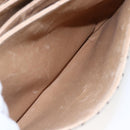 GUCCI GG Plus Supreme Shoulder Bag PVC Beige Gold Auth ep11969-23