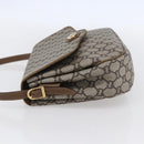 GUCCI GG Plus Supreme Shoulder Bag PVC Beige Gold Auth ep11969-3