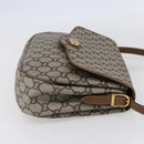 GUCCI GG Plus Supreme Shoulder Bag PVC Beige Gold Auth ep11969-4