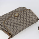 GUCCI GG Plus Supreme Shoulder Bag PVC Beige Gold Auth ep11969-6