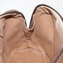 GUCCI GG Plus Supreme Boston Bag PVC Beige Gold Auth ep11970-19