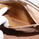 GUCCI GG Plus Supreme Boston Bag PVC Beige Gold Auth ep11970-21