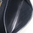 CHANEL Matelasse Double Face Chain Bag Lamb Skin Black Gold CC Auth ep11971A-25