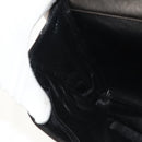 CHANEL Matelasse Double Face Chain Bag Lamb Skin Black Gold CC Auth ep11971A-31