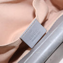 GUCCI Bamboo Sherry Line Hand Bag Leather 2way Gray Gold 470271 Auth ep11972-19